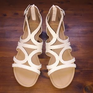 NEW Kohl’s SO White Gladiator Sandals